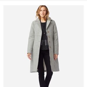 Pendleton Michigan Ave. Down Wool Coat, Small